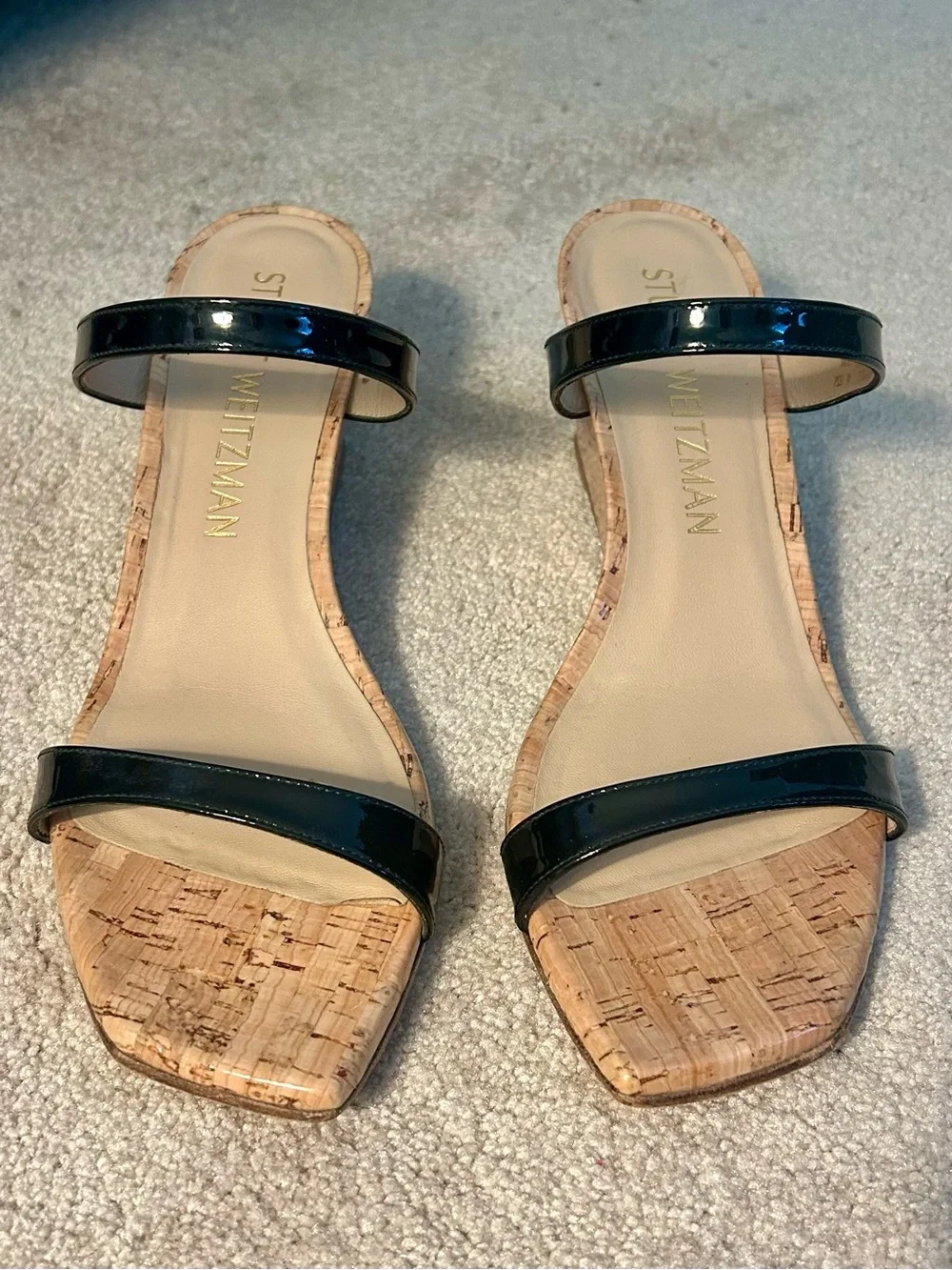 Stuart Weitzman Aleena Wedge Slide Sandal - Picture 3 of 5